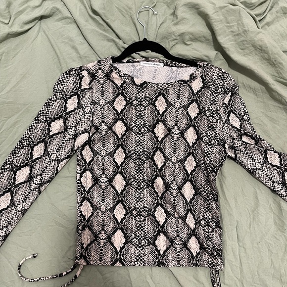 Snake print long sleeve shirt - Picture 3 of 5